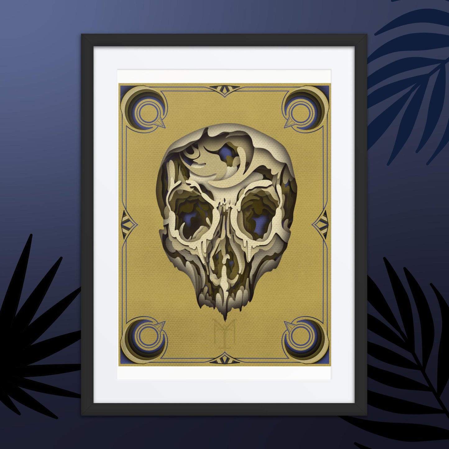 Framed poster “Muertes”